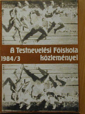 Apor Péter - A Testnevelési Főiskola közleményei 1984/3. [antikvár]