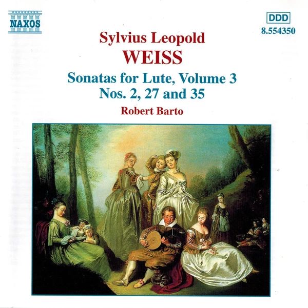 WEISS - SONATAS FOR LUTE VOL.3 CD ROBERT BARTO