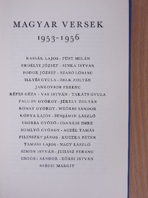 Aczél Tamás - Magyar versek [antikvár]