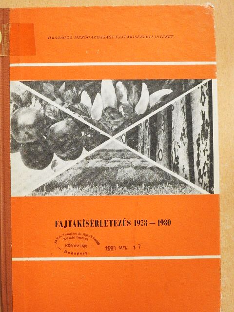 Dr. Mőcsényi Mihályné - Fajtakísérletezés 1978-1980 [antikvár]