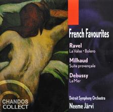 RAVEL, MILHAUD, DEBUSSY - FRENCH FAVOURITES CD JARVI