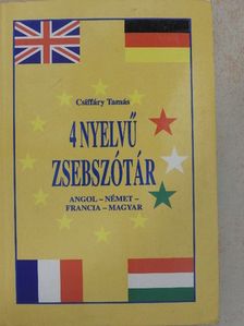 4 nyelvű zsebszótár [antikvár]