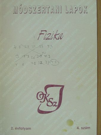 Gecső Ervin - Módszertani Lapok - Fizika 1996. június [antikvár]