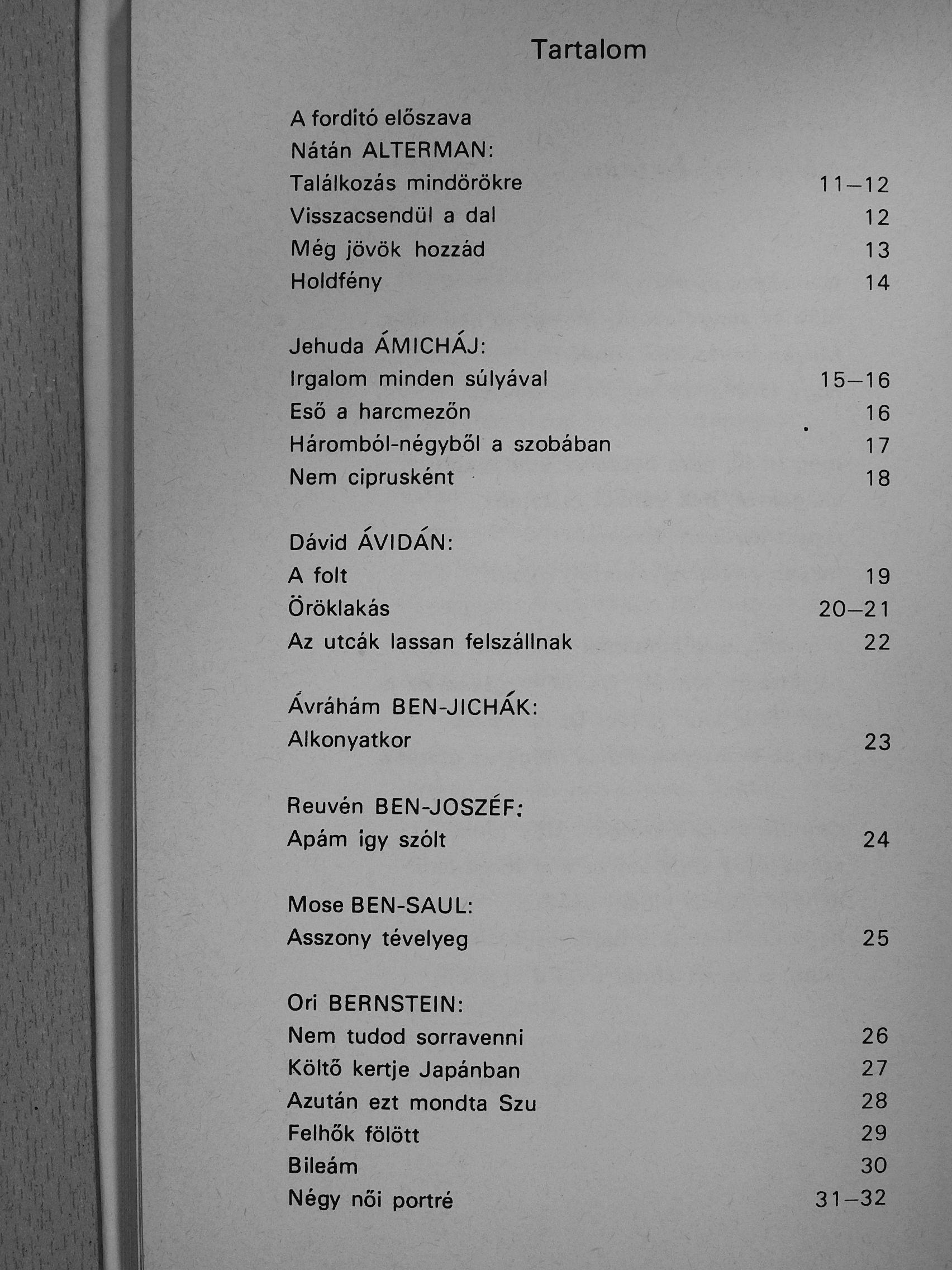 Ábá Kovner - Mai Héber Líra (Csoóri Sándor könyvtárából) (dedikált példány) [antikvár]