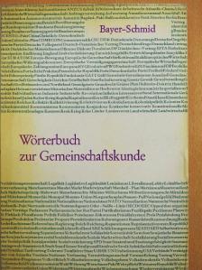 Dr. Erich Bayer - Wörterbuch zur Gemeinschaftskunde [antikvár]