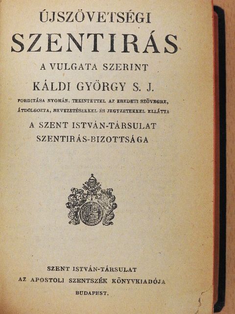 Újszövetségi Szentirás [antikvár]