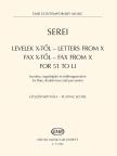 SEREI - LEVELEK X-TŐL FAX X-TŐL FOR 51 TO LI FUVOLÁRA, NAGYBŐGŐRE ÉS ÜTŐHANGSZEREKRE