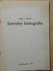 Fekete János - Személyi bibliográfia [antikvár]