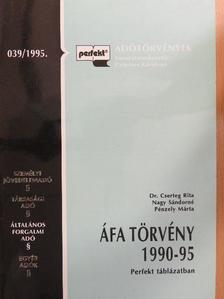 Dr. Cserteg Rita - ÁFA törvény 1990-95 [antikvár]