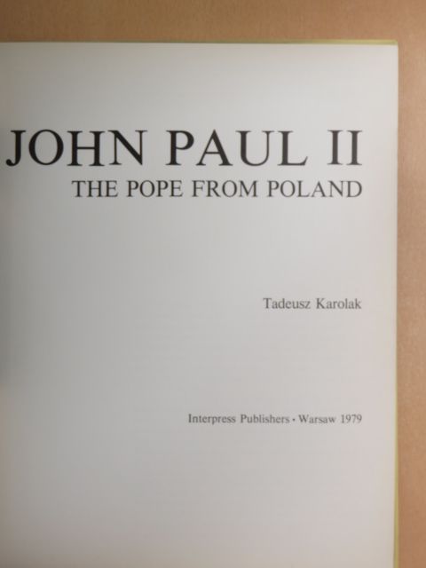 Tadeusz Karolak - John Paul II. [antikvár]