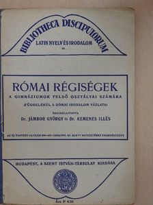 Dr. Jámbor György - Római régiségek [antikvár]