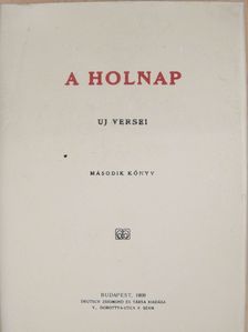 Ady Endre - A Holnap uj versei II. (minikönyv) [antikvár]