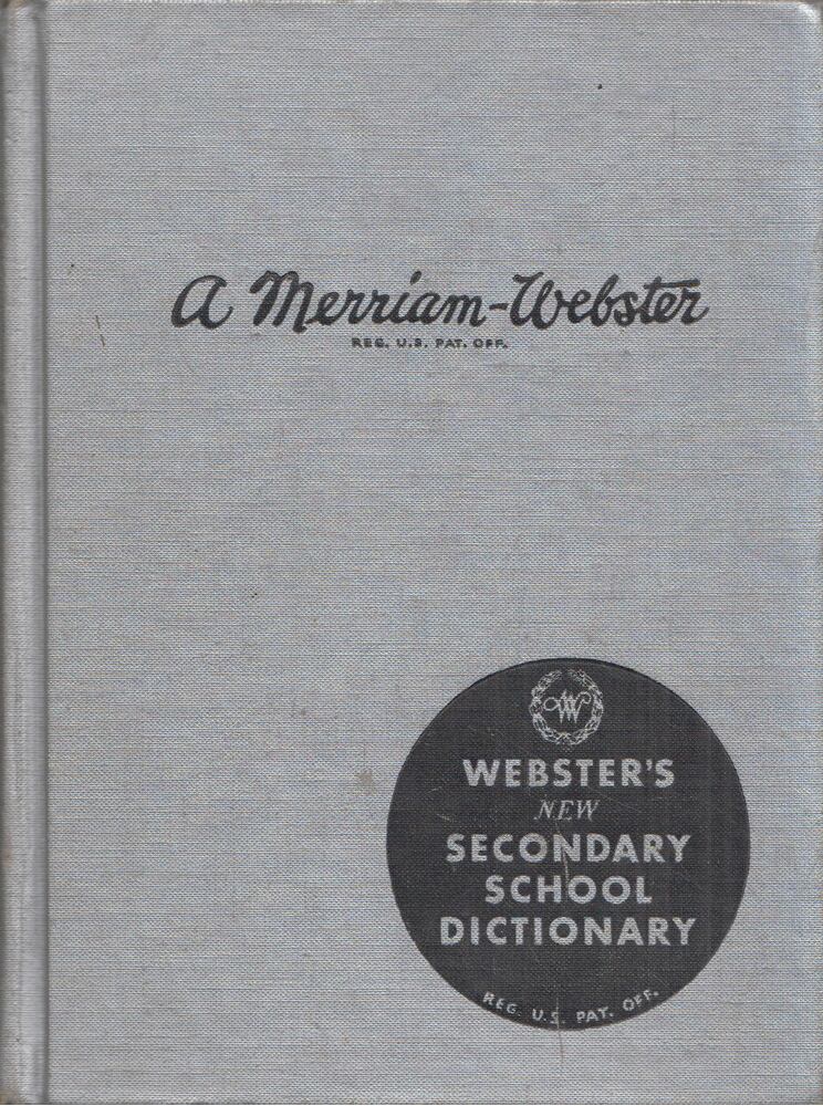 Webster's New Secondary School Dictionary [antikvár]