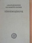 A Magyarországi Református Egyház törvénykönyve [antikvár]