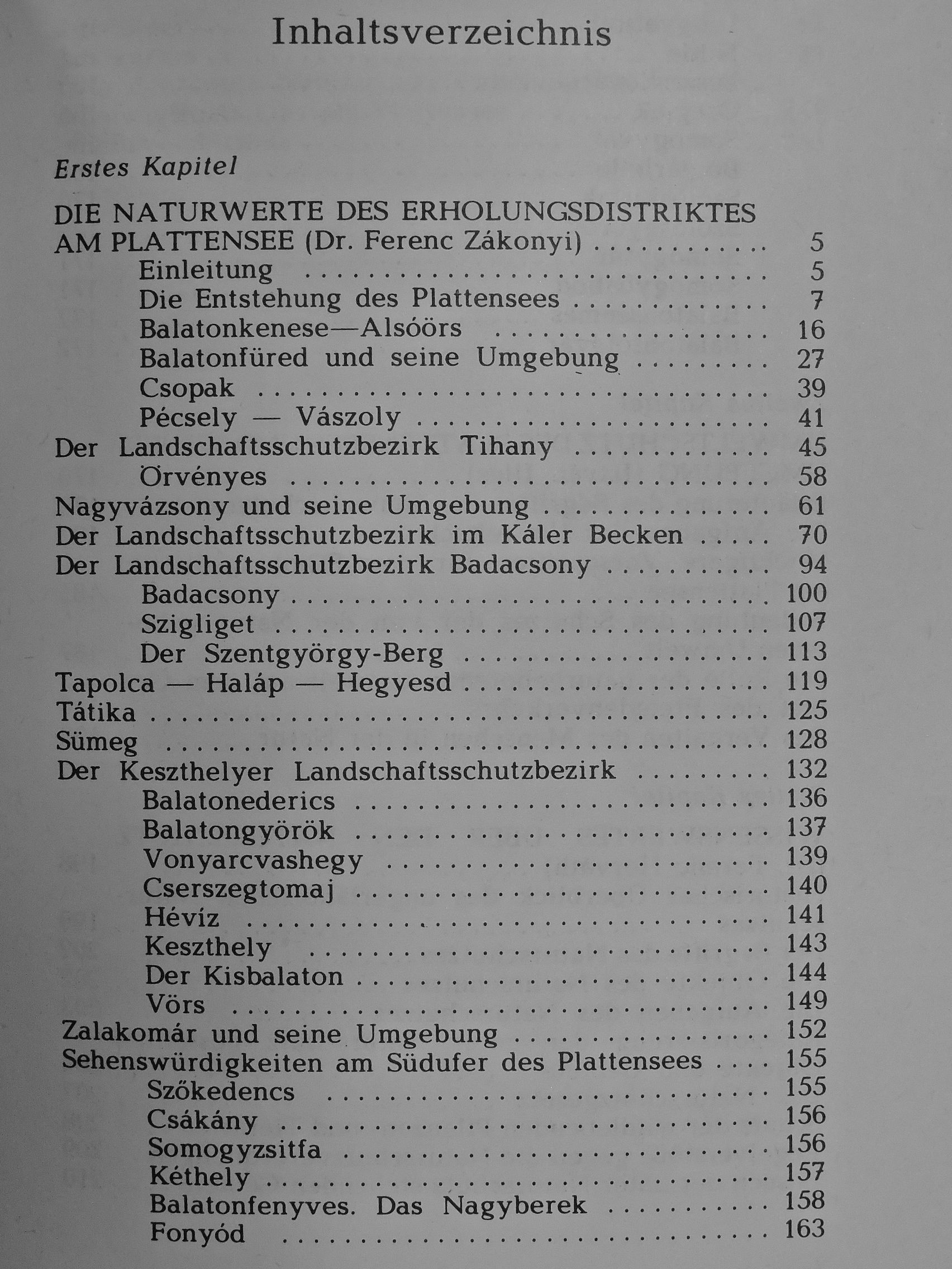 Dr. Horváth Ferenc - Die naturwerte des erholungsdistriktes am plattensee [antikvár]