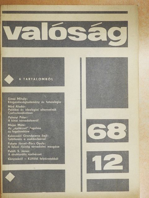A. B. Szaharov - Valóság 1968. december [antikvár]