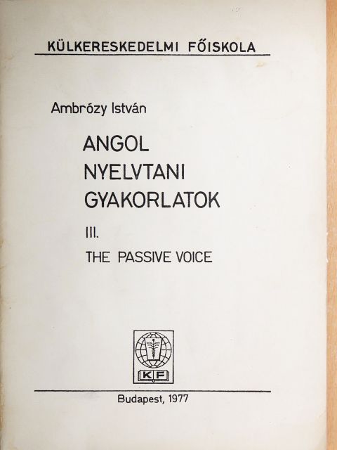Ambrózy István - Angol nyelvtani gyakorlatok III. [antikvár]