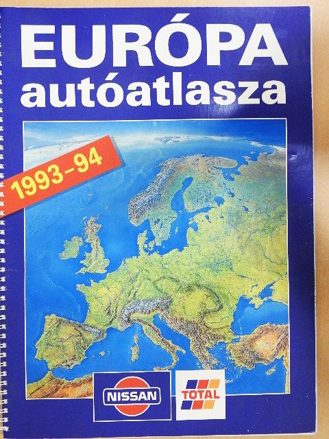 Európa autóatlasza 1993-94 [antikvár]