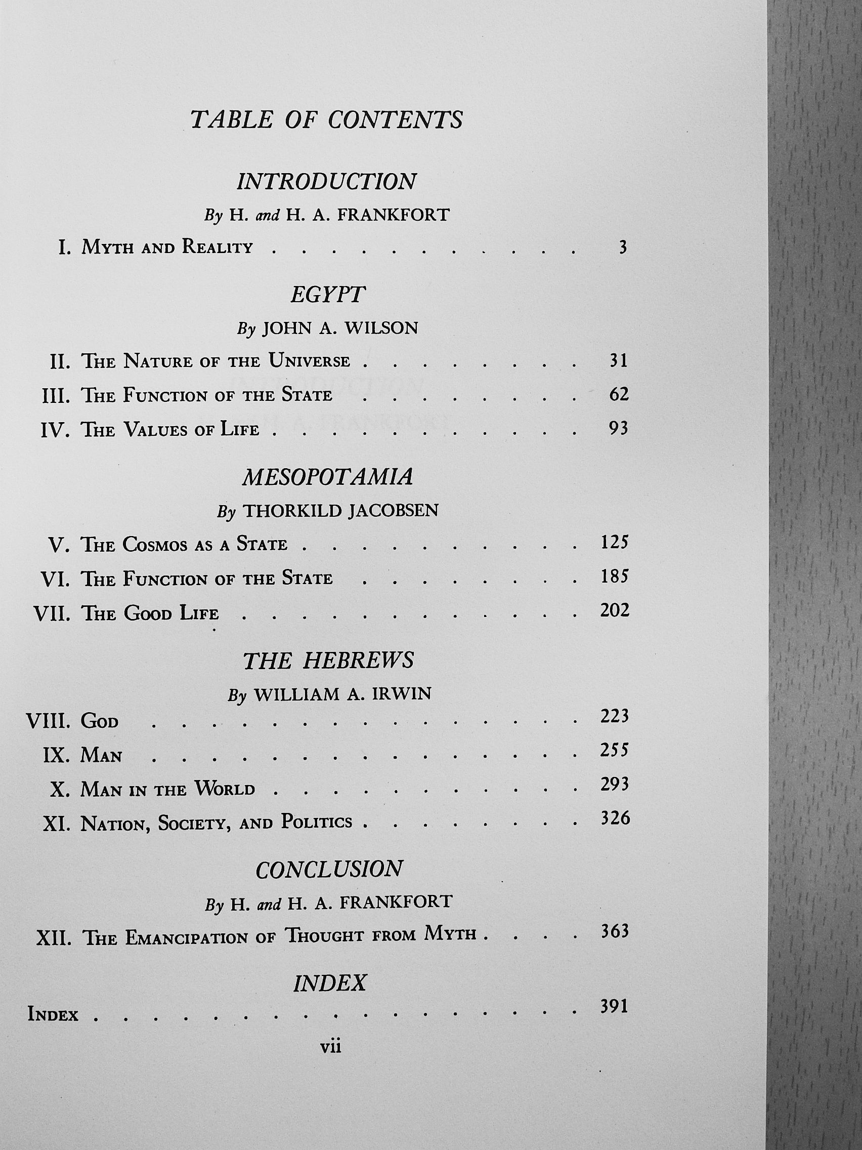 H. A. Frankfort - The Intellectual Adventure of Ancient Man [antikvár]