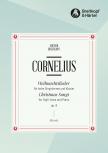CORNELIUS, PETER - WEIHNACHTSLIEDER FÜR SINGSTIMME UND KLAVIER. OP.8, HOCH