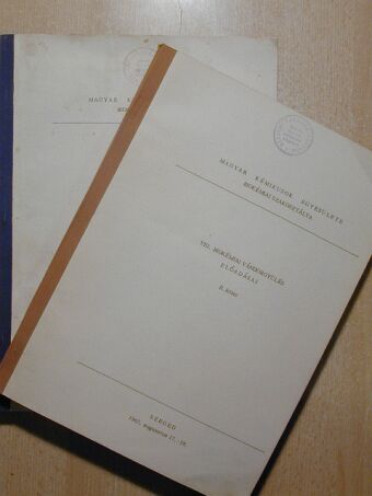 B. Barabás Éva - VIII. biokémiai vándorgyűlés előadásai I-II. [antikvár]