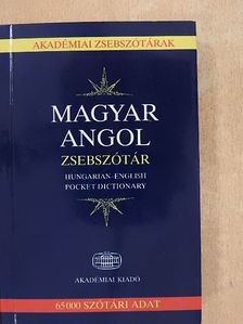 Magyar-angol zsebszótár [antikvár]