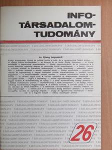 Csepeli György - Info-Társadalomtudomány 1993. október [antikvár]