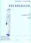 CLÉRISSE, ROBERT - PROMENADE POUR CLARINETTE SI b ET PIANO