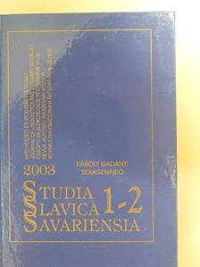 Bokor József - Studia Slavica Savariensia 2003./1-2. [antikvár]