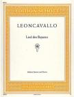 LEONCAVALLO - LIED DES BAJAZZO FÜR MITTLERE STIMME UND KLAVIER