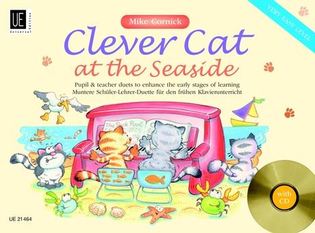 CORNICK, MIKE - CLEVER CAT AT THE SEASIDE WITH CD, VERY EASY LEVEL