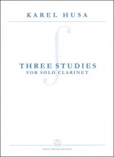 HUSA, KAREL - THREE STUDIES FOR SOLO CLARINET