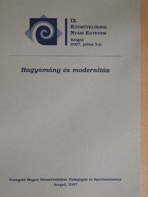 Bujdosó Dezső - Hagyomány és modernitás [antikvár]