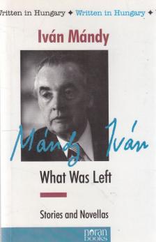 Mándy Iván - What Was Left [antikvár]