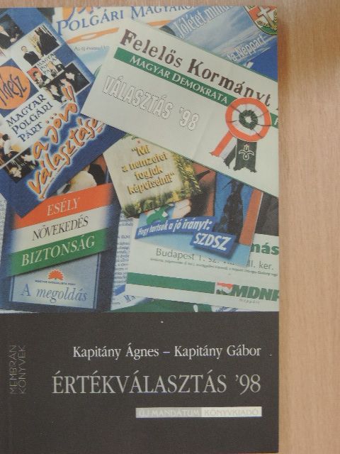 Kapitány Ágnes - Értékválasztás '98 [antikvár]