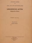 Ungarische Akten [antikvár]
