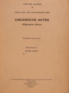 Ungarische Akten [antikvár]