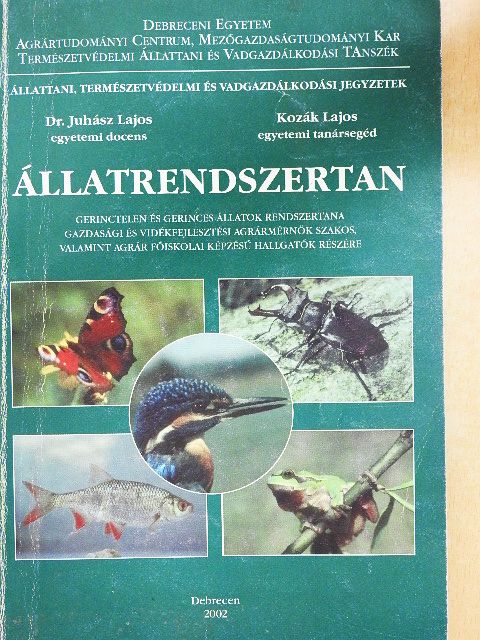 Dr. Juhász Lajos - Állatrendszertan [antikvár]