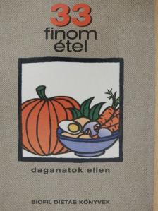 Dr. Rigó János - 33 finom étel daganatok ellen [antikvár]