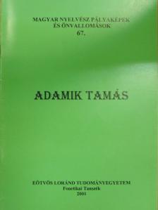 Adamik Tamás [antikvár]