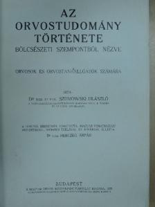 Dr. Szumowski Ulászló - Az orvostudomány története [antikvár]