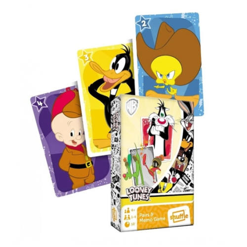 Cartamundi - Looney Tunes - Bolondos Dallamok Fekete Péter és memória kártya