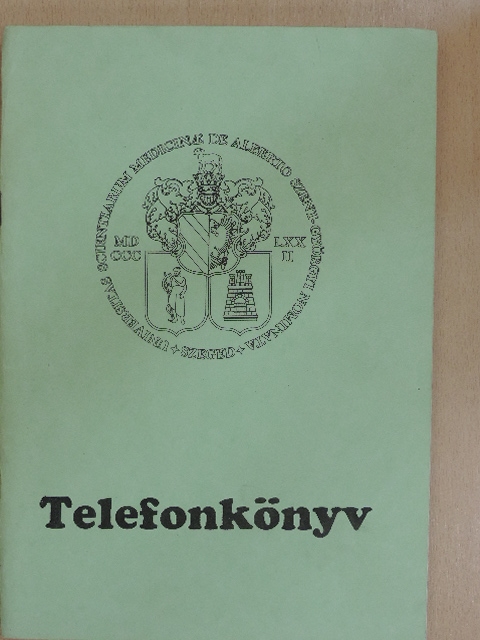 Szent-Györgyi Albert Orvostudományi Egyetem telefonkönyv 1998 [antikvár]