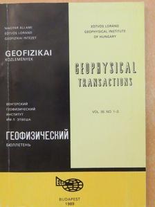 A. Dudko - Geofizikai Közlemények/Geophysical Transactions Vol. 35. No. 1-2 [antikvár]
