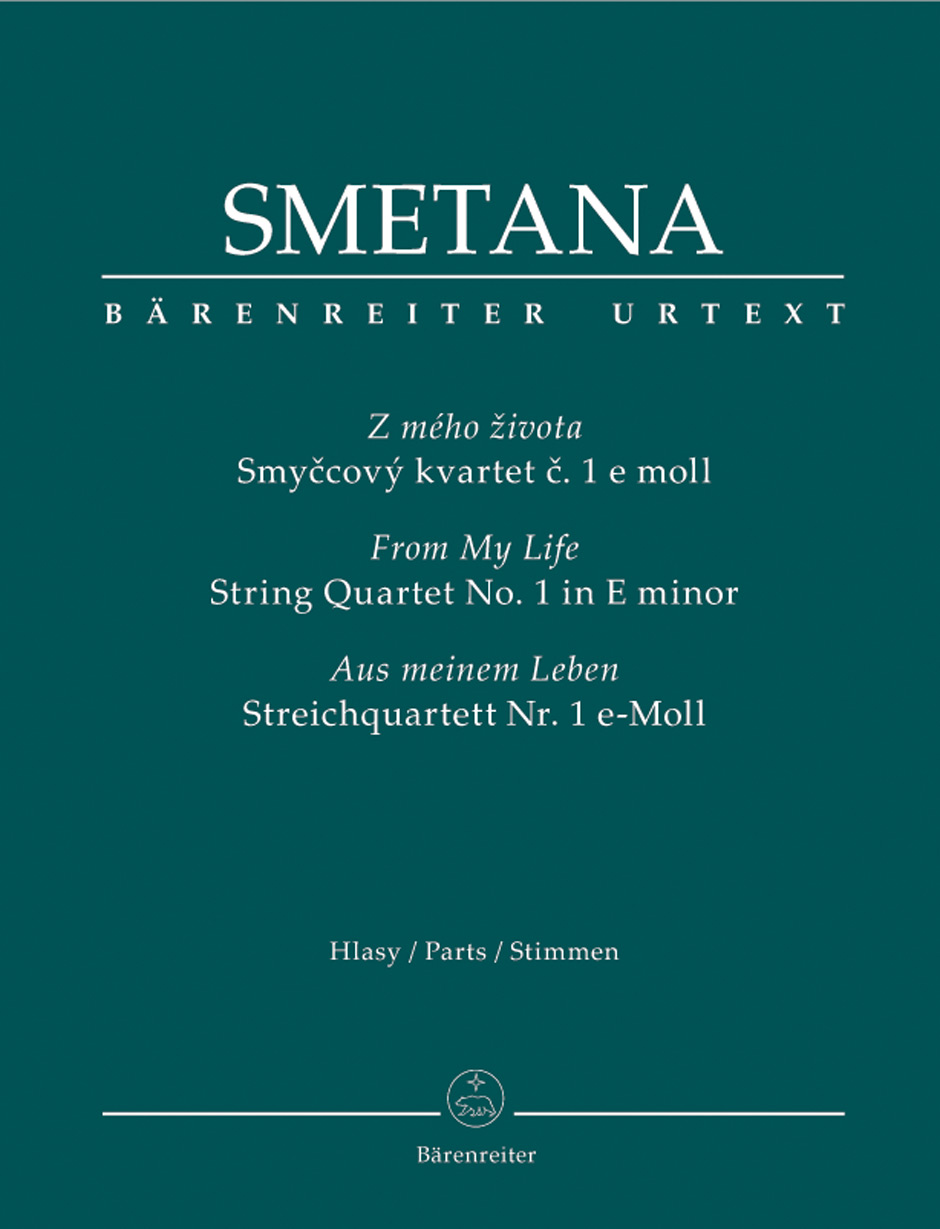 SMETANA - FROM MY LIFE, STRING QUARTET NO.1 IN E MINOR, PARTS URTEXT