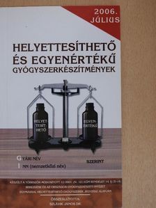 Helyettesíthető és egyenértékű gyógyszerkészítmények [antikvár]