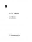 WEBERN,ANTON - VIER STÜCKE FÜR GEIGE UND KLAVIER OP.7