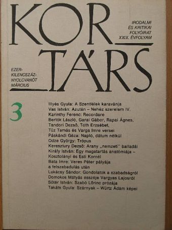 Bata Imre - Kortárs 1985. március [antikvár]