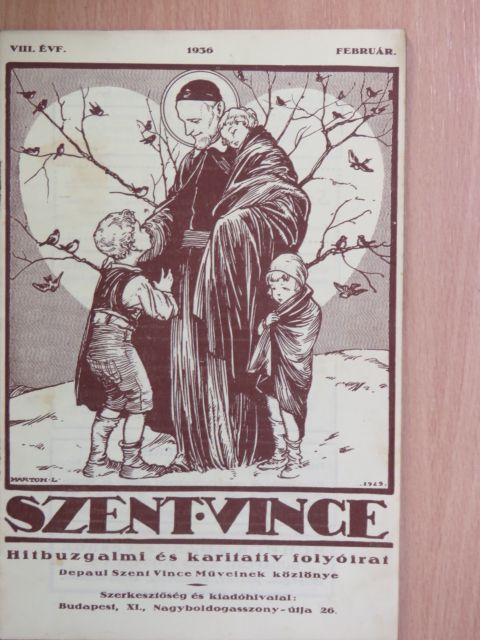 Dr. Röss Bertalan - Szent Vince 1936. február [antikvár]
