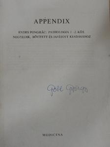 Endes Pongrác - Appendix [antikvár]